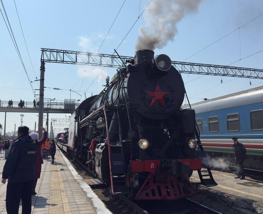 Ретропоезд «Победа» прибудет в Белогорск